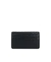 Bottega Veneta Flip Wallet In Black