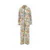 Bottega Veneta Floral Silk-blend Pyjamas Set In Multicolor