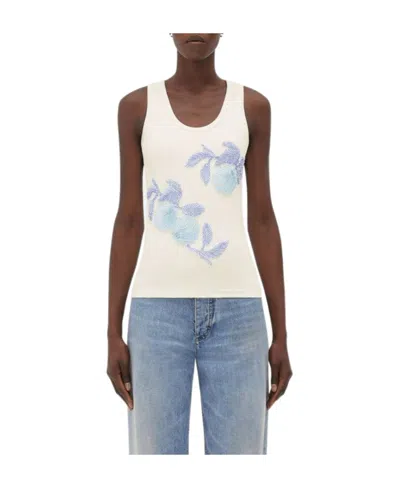 BOTTEGA VENETA BOTTEGA VENETA EMBROIDERED TANK TOP