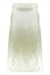 Bottega Veneta Fluid Satin Midi Skirt In Green