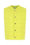 Bottega Veneta Lemon Technical Nylon Intreccio Vest