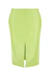 Bottega Veneta Shearling Knee-length Skirt With Front Slit