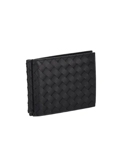 BOTTEGA VENETA BOTTEGA VENETA WOVEN DETAILED BI-FOLD WALLET