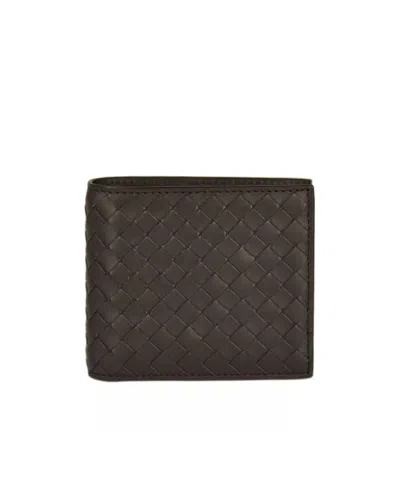 Bottega Veneta Folding Wallet In Black