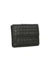 Bottega Veneta Folding Wallet In Black