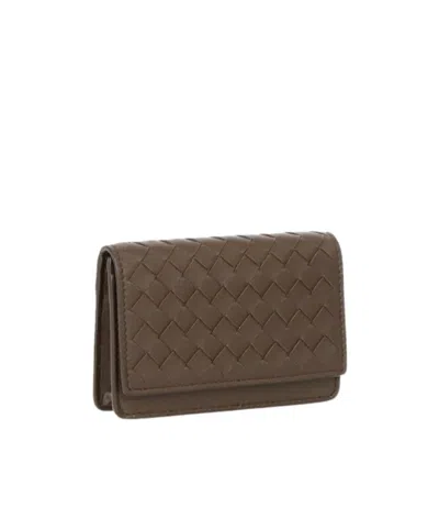 Bottega Veneta Folding Wallet In Brown