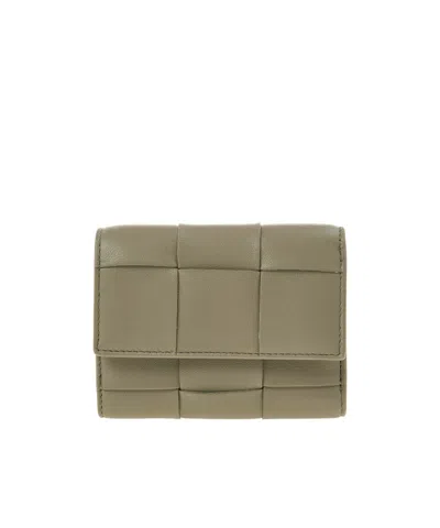 Bottega Veneta Folding Wallet In Brown