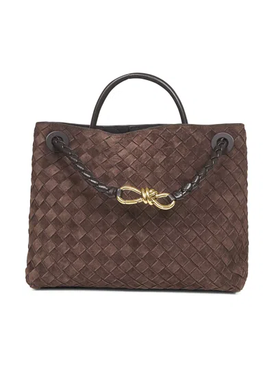 BOTTEGA VENETA FONDANT ANDIAMO MEDIUM HANDBAG