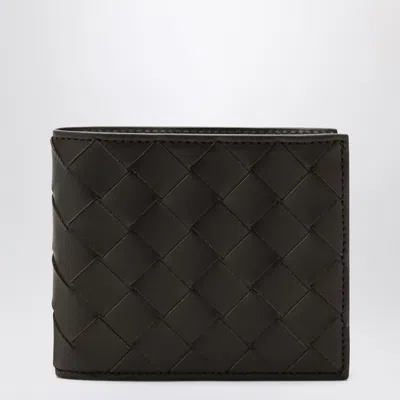 Bottega Veneta Fondant Bi-fold Wallet In Intrecciato In Brown