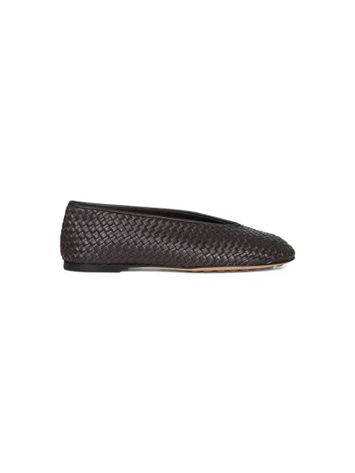 BOTTEGA VENETA FONDANT INTRECCIATO LAMBSKIN ROSA BALLET FLATS