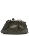 Bottega Veneta Fondente Butter Calfskin Leather Butter The Mini Pouch  (authentic Pre-loved) In Black