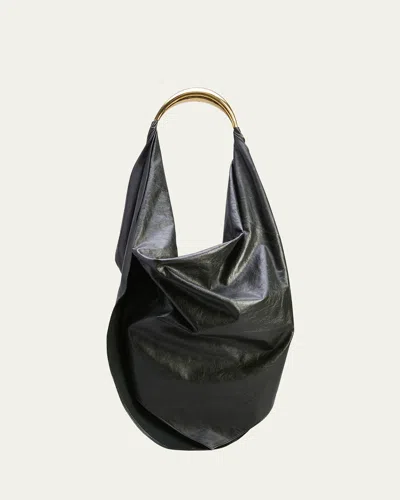 Bottega Veneta Foulard Bag In Dark Green