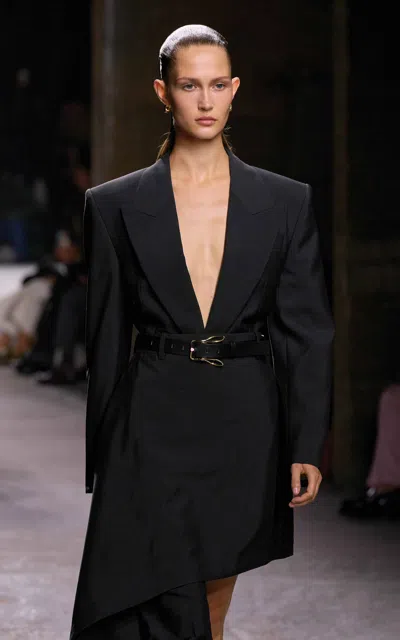 Bottega Veneta French Calf Leather Bunny-detailed Buckle Belt