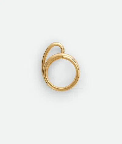 Bottega Veneta Frills Ring In Yellow Gold