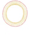 Bottega Veneta Fringe Necklace In Gold