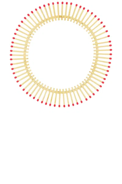 Bottega Veneta Fringe Necklace In Gold