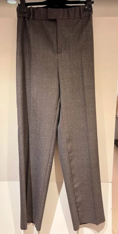 Bottega Veneta Front Pleated Casual Pants In Brown