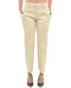 Bottega Veneta Curved Pant In Beige