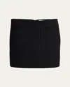 Bottega Veneta Front-pockets Mini Pencil Skirt In Nero