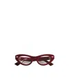 Bottega Veneta Bv1350s Linea Ribbon 005 Burgundy Brown Sunglasses In Brown