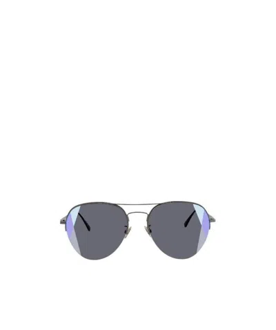 Bottega Veneta Full-frame Pilot Sunglasses In Black