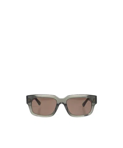 Bottega Veneta Full Frame Sunglasses In Brown