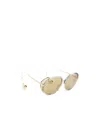 Bottega Veneta Full Frame Sunglasses In Neutral