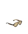 Bottega Veneta Full Frame Sunglasses In Pattern