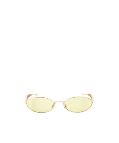 BOTTEGA VENETA BOTTEGA VENETA EYEWEAR SARDINE OVAL SUNGLASSES