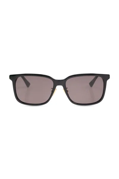 Bottega Veneta Full Frame Sunglasses In Gray