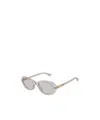 Bottega Veneta Full Frame Sunglasses In Gray