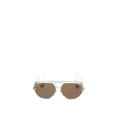 Bottega Veneta Full-frame Sunglasses In Gray