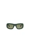 Bottega Veneta Full-frame Sunglasses In Green