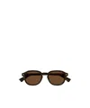 Bottega Veneta Full Frame Sunglasses In Green