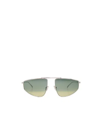 Bottega Veneta Full Frame Sunglasses In Green