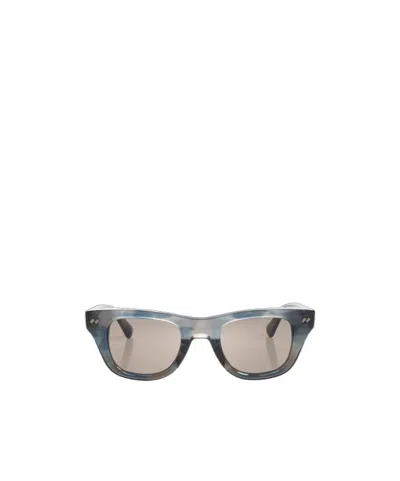 Bottega Veneta Full Frame Sunglasses In Nude