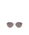 Bottega Veneta Full Frame Sunglasses In Gold