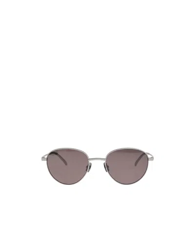 Bottega Veneta Full Frame Sunglasses In Gold