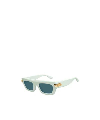 Bottega Veneta Full-frame Sunglasses In White
