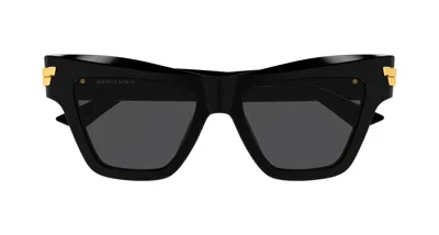 Bottega Veneta Full-frame Sunglasses In Black