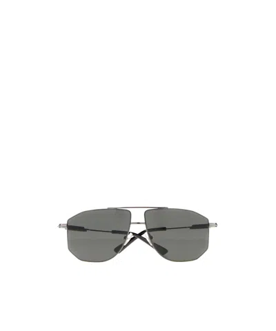 Bottega Veneta Full-frame Sunglasses In Transparent