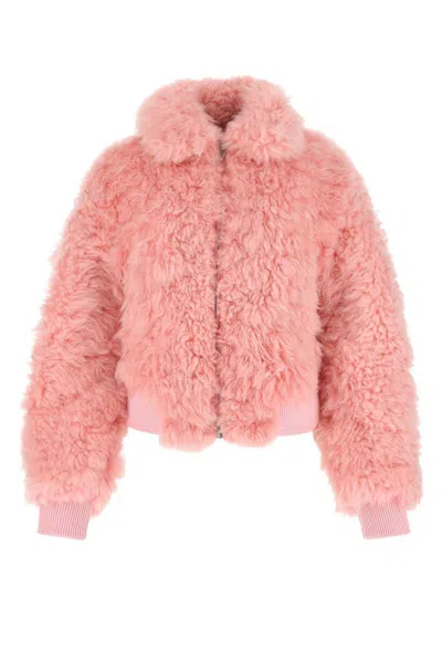 Bottega Veneta Furs In Pink