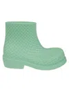 BOTTEGA VENETA FW23 WOMEN'S GREEN FIREMAN RAIN BOOTS