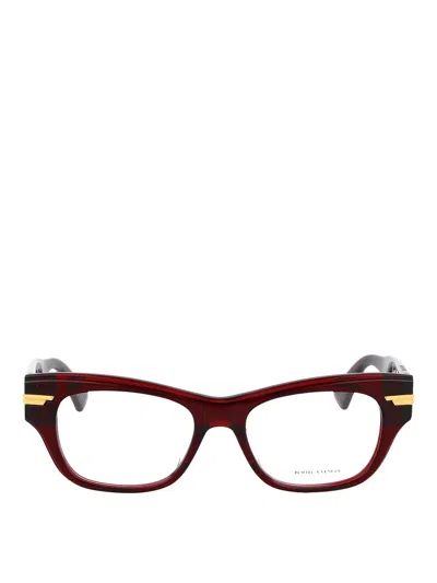 BOTTEGA VENETA GAFAS - ROJO