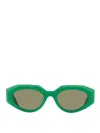 Bottega Veneta Gafas De Sol - Verde In Verde