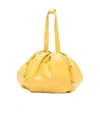 Bottega Veneta Gathered-detail Tote Bag In Orange
