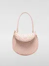 Bottega Veneta Gemelli Bag In Woven Nappa In 粉色