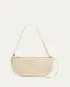 Bottega Veneta Gemelli Double Pouch Shoulder Bag In Sea Salt-m Brass
