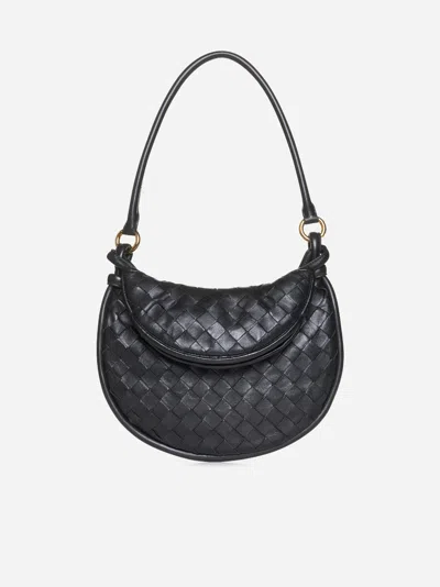 Bottega Veneta Gemelli Multipocket Leather Shoulder Bag In Brown