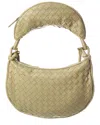 Bottega Veneta Medium Gemelli Intrecciato Leather Shoulder Bag In Green